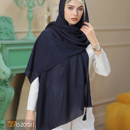 شال رنگبندی ساده فاویانا